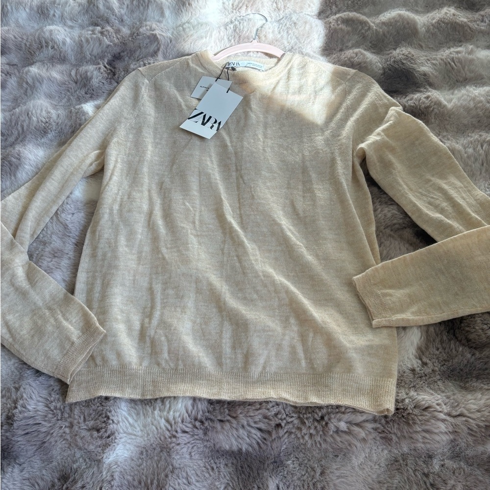 Zara Wool Alpaca Blend Sweater NWT